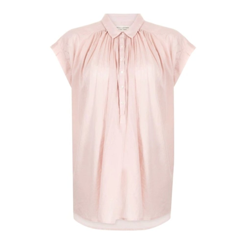 NILI LOTAN Normandy Blouse | Dusty Pink | XS/M
